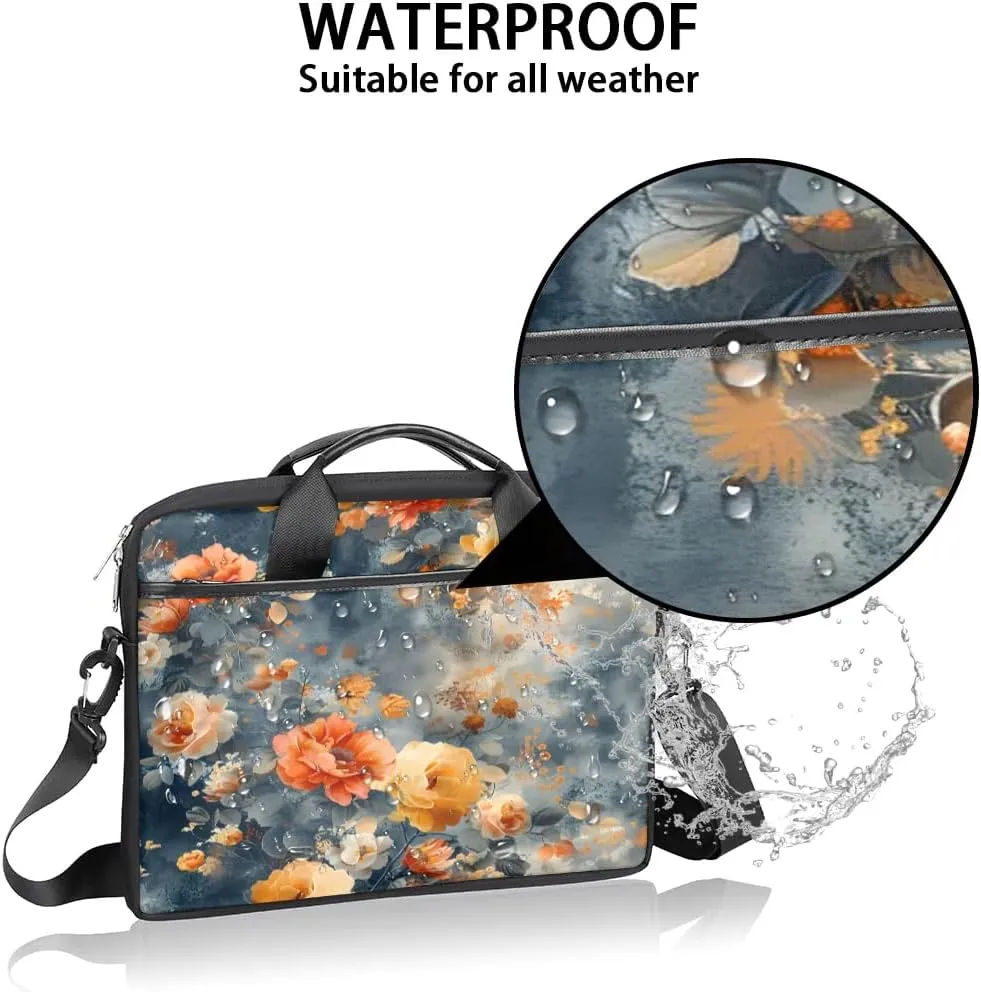 Laptop Shoulder Bag for 13-15 Inch Waterproof Laptop Sleeve Case Bag Slim Computer Carry Case Computer Cases for Laptops