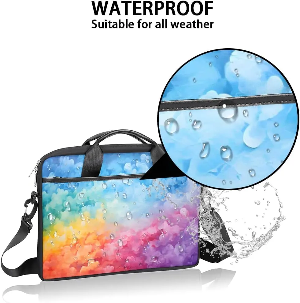 Laptop Shoulder Bag for 13-15 Inch Waterproof Laptop Sleeve Case Bag Slim Computer Carry Case Computer Cases for Laptops