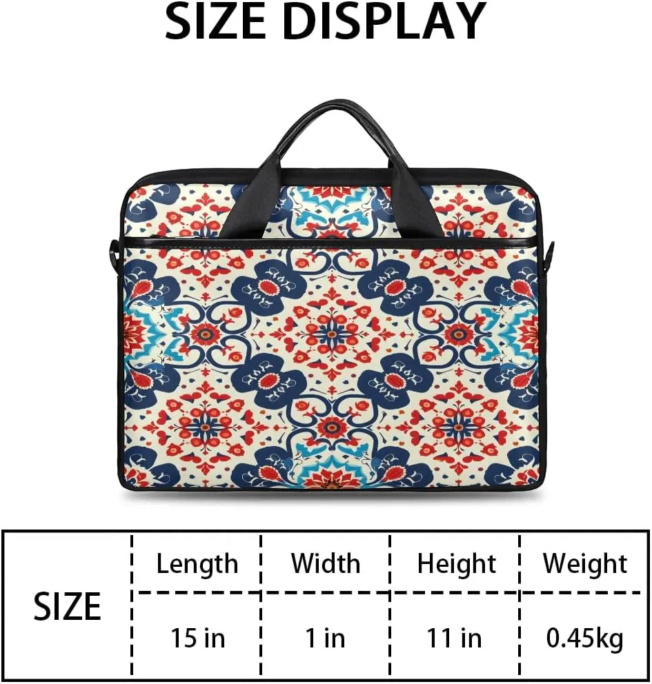 Laptop Shoulder Bag for 13-15 Inch Waterproof Laptop Sleeve Case Bag Slim Computer Carry Case Computer Cases for Laptops