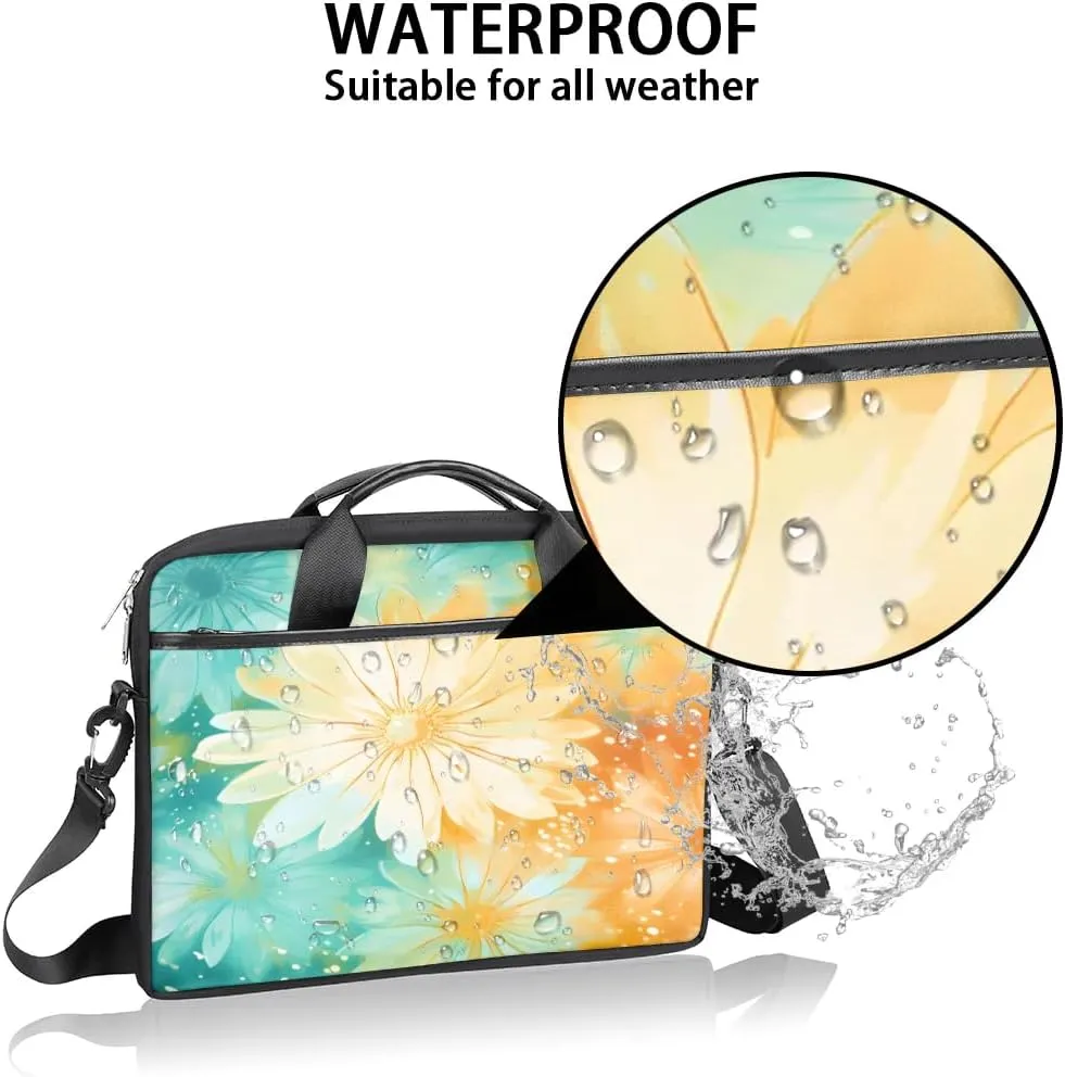 Laptop Shoulder Bag for 13-15 Inch Waterproof Laptop Sleeve Case Bag Slim Computer Carry Case Computer Cases for Laptops
