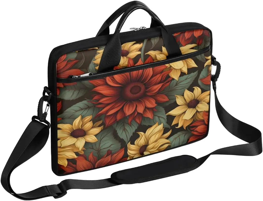 Laptop Shoulder Bag for 13-15 Inch Waterproof Laptop Sleeve Case Bag Slim Computer Carry Case Computer Cases for Laptops