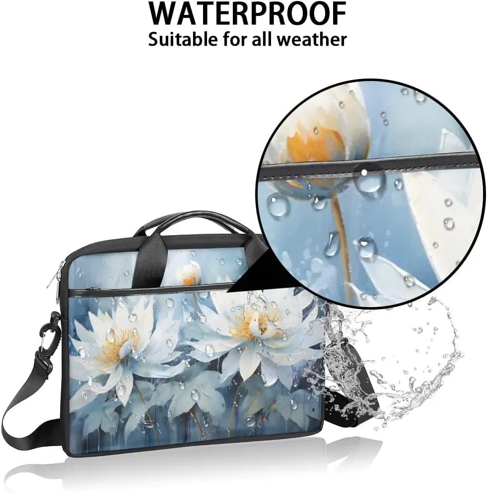 Laptop Shoulder Bag for 13-15 Inch Waterproof Laptop Sleeve Case Bag Slim Computer Carry Case Computer Cases for Laptops