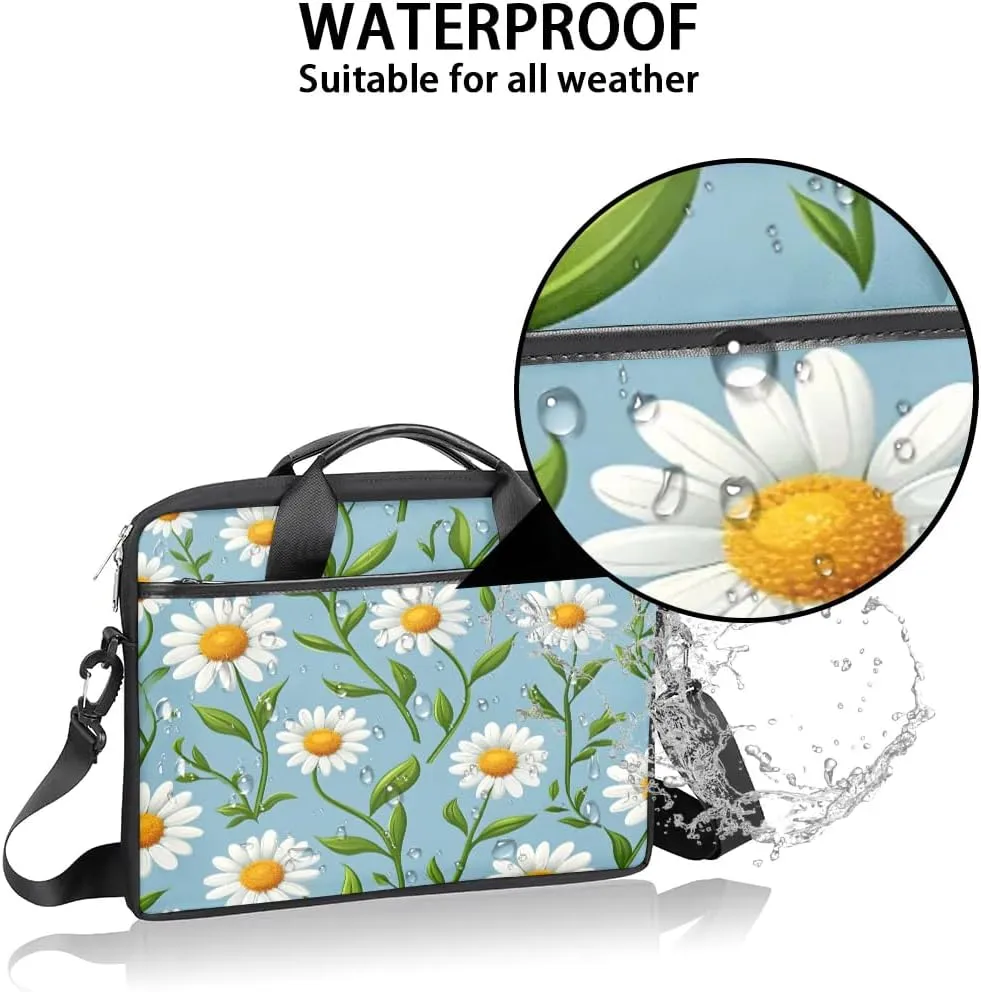 Laptop Shoulder Bag for 13-15 Inch Waterproof Laptop Sleeve Case Bag Slim Computer Carry Case Computer Cases for Laptops