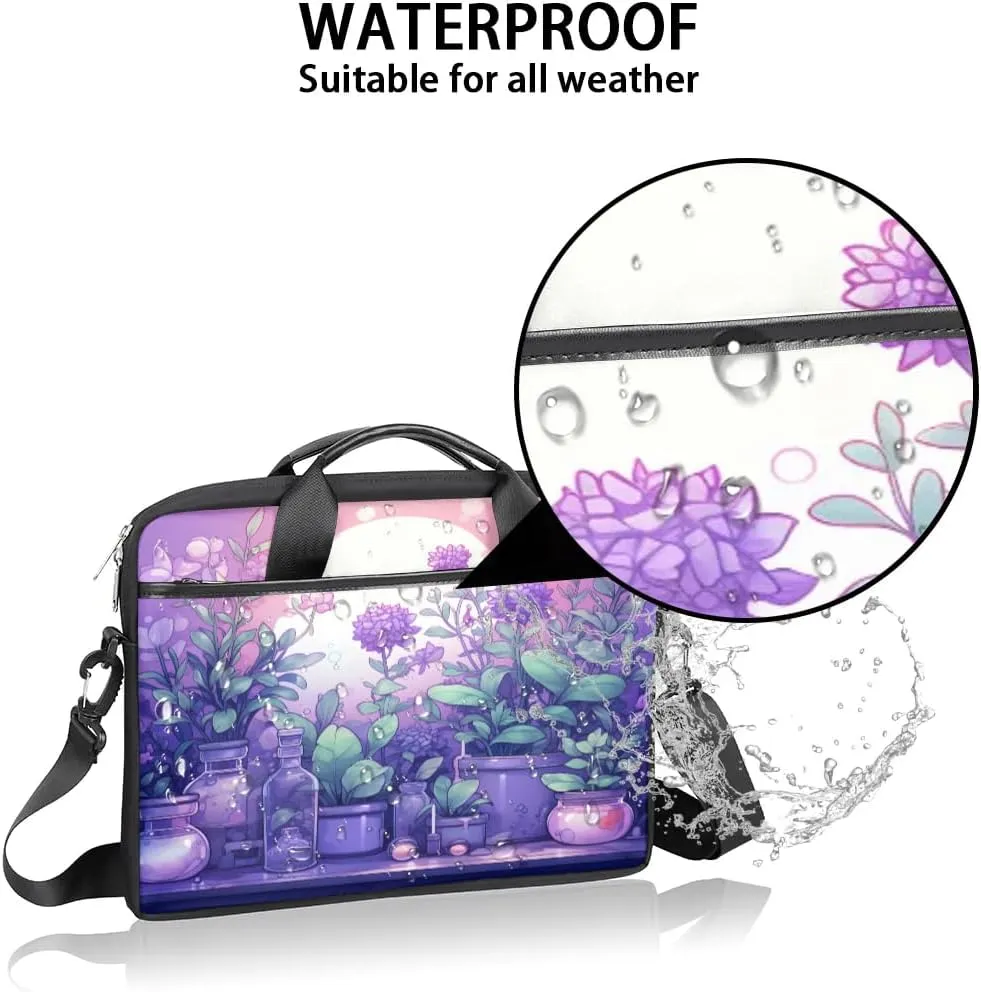 Laptop Shoulder Bag for 13-15 Inch Waterproof Laptop Sleeve Case Bag Slim Computer Carry Case Computer Cases for Laptops