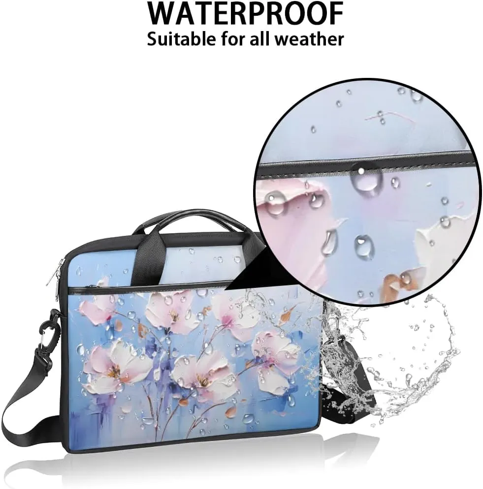 Laptop Shoulder Bag for 13-15 Inch Waterproof Laptop Sleeve Case Bag Slim Computer Carry Case Computer Cases for Laptops
