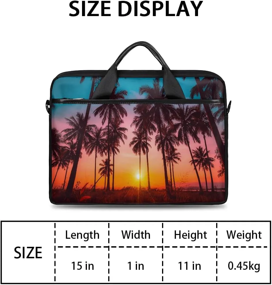 Laptop Shoulder Bag for 13-15 Inch Waterproof Laptop Sleeve Case Bag Slim Computer Carry Case Computer Cases for Laptops