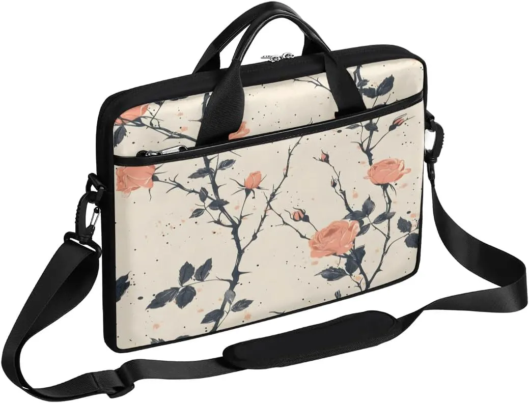 Laptop Shoulder Bag for 13-15 Inch Waterproof Laptop Sleeve Case Bag Slim Computer Carry Case Computer Cases for Laptops