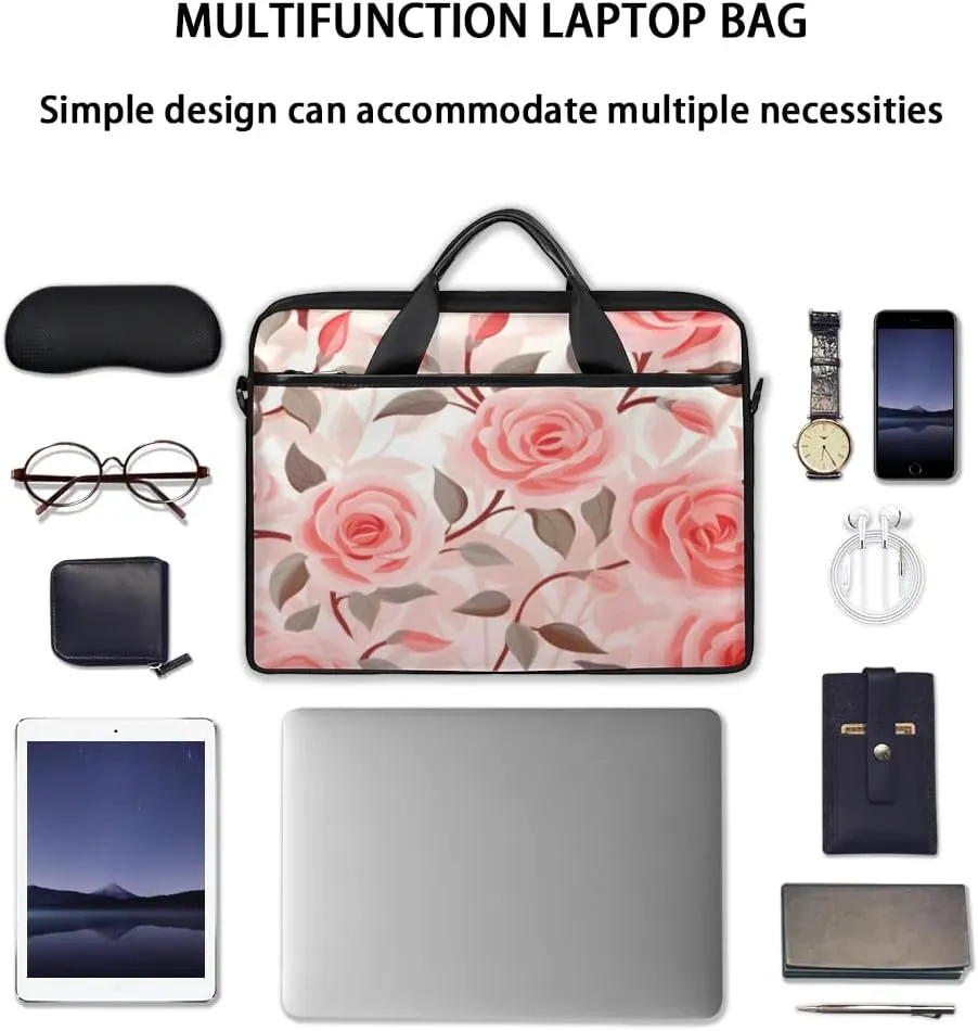 Laptop Shoulder Bag for 13-15 Inch Waterproof Laptop Sleeve Case Bag Slim Computer Carry Case Computer Cases for Laptops
