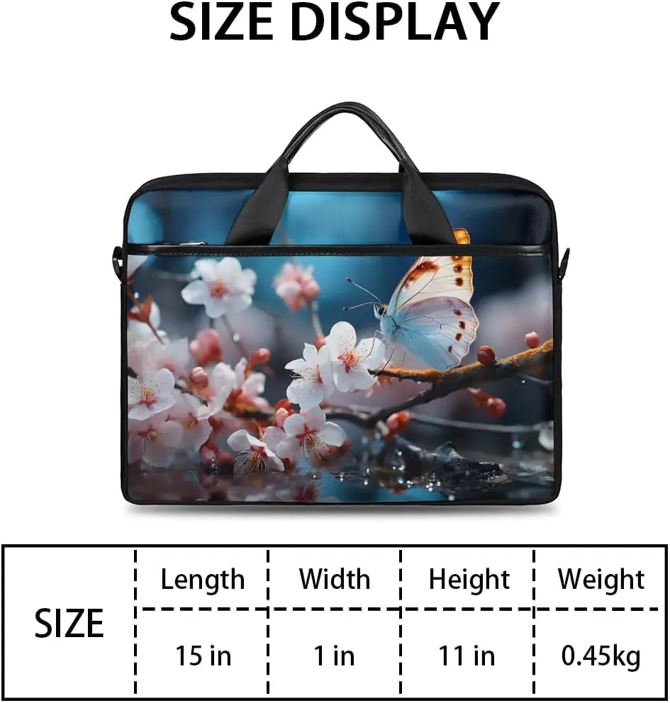 Laptop Shoulder Bag for 13-15 Inch Waterproof Laptop Sleeve Case Bag Slim Computer Carry Case Computer Cases for Laptops