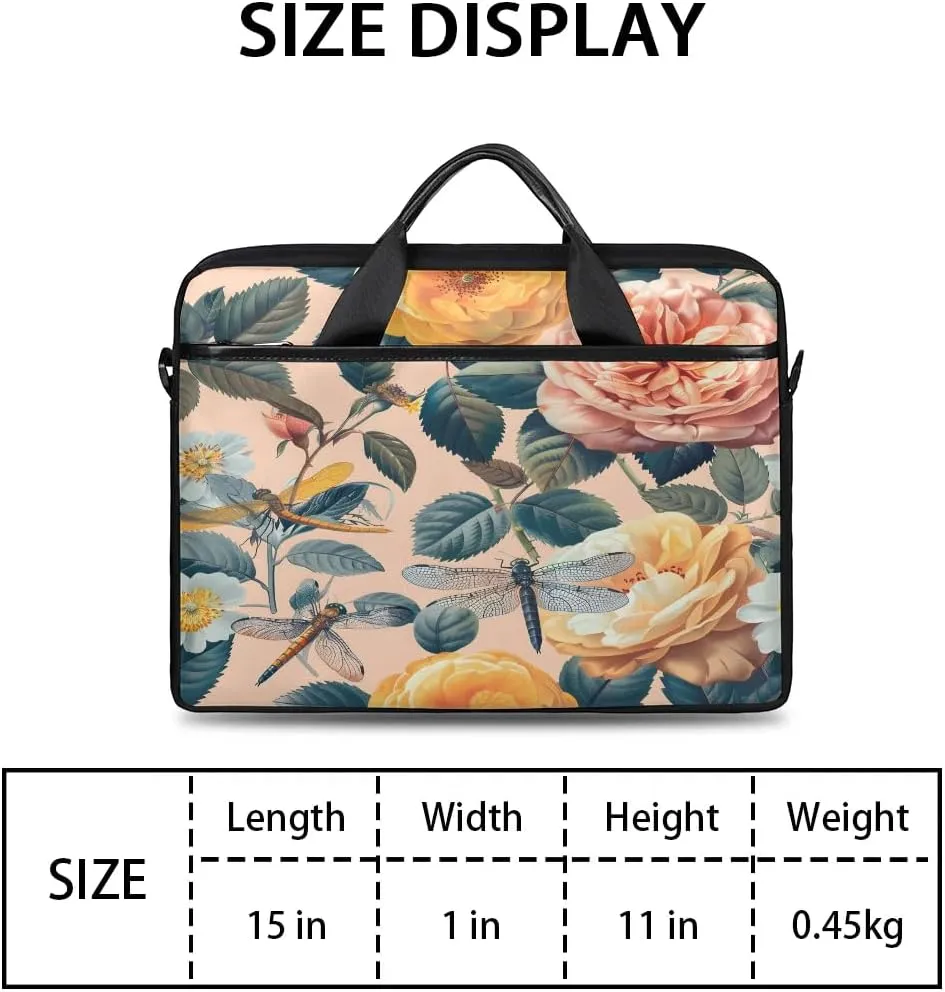 Laptop Shoulder Bag for 13-15 Inch Waterproof Laptop Sleeve Case Bag Slim Computer Carry Case Computer Cases for Laptops