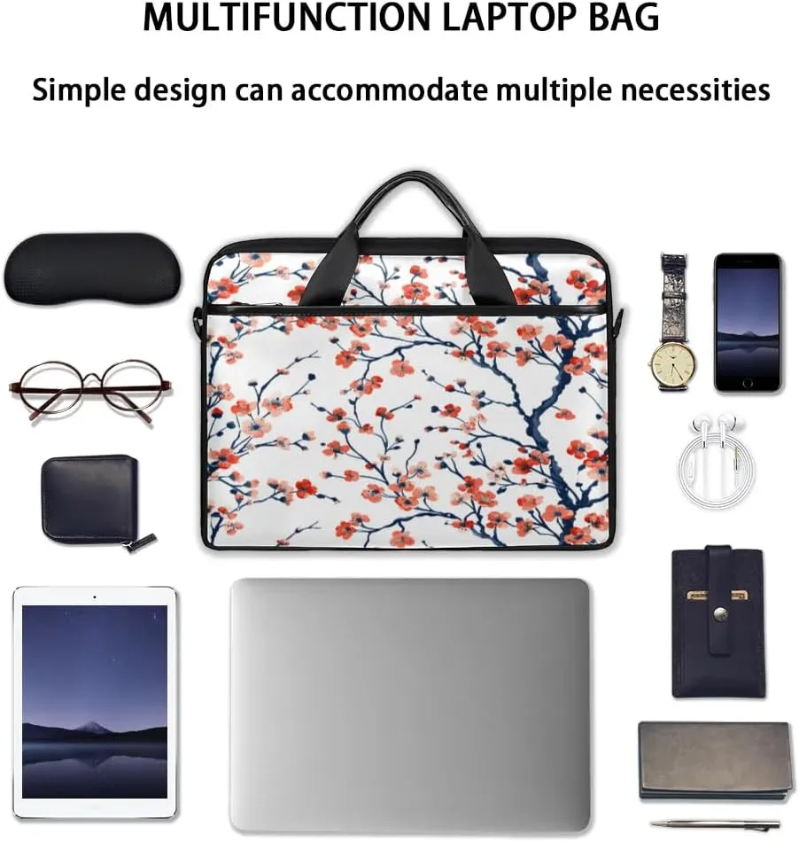 Laptop Shoulder Bag for 13-15 Inch Waterproof Laptop Sleeve Case Bag Slim Computer Carry Case Computer Cases for Laptops