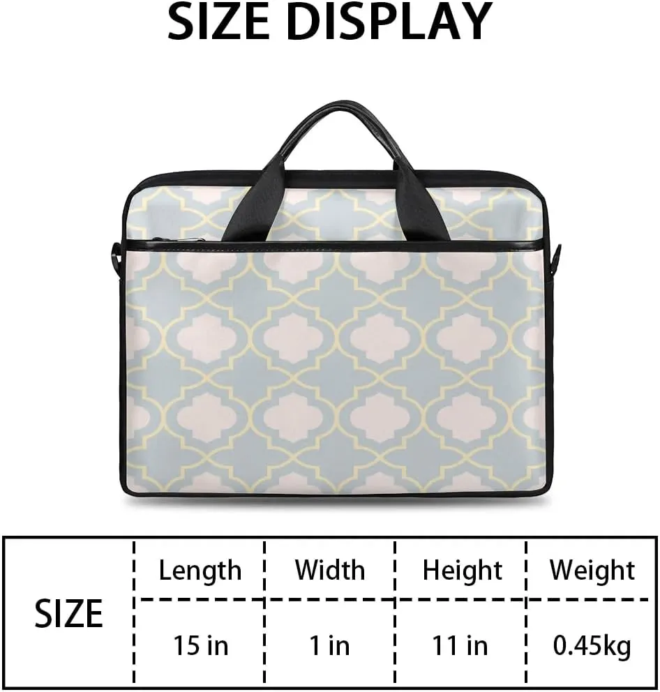 Laptop Shoulder Bag for 13-15 Inch Waterproof Laptop Sleeve Case Bag Slim Computer Carry Case Computer Cases for Laptops