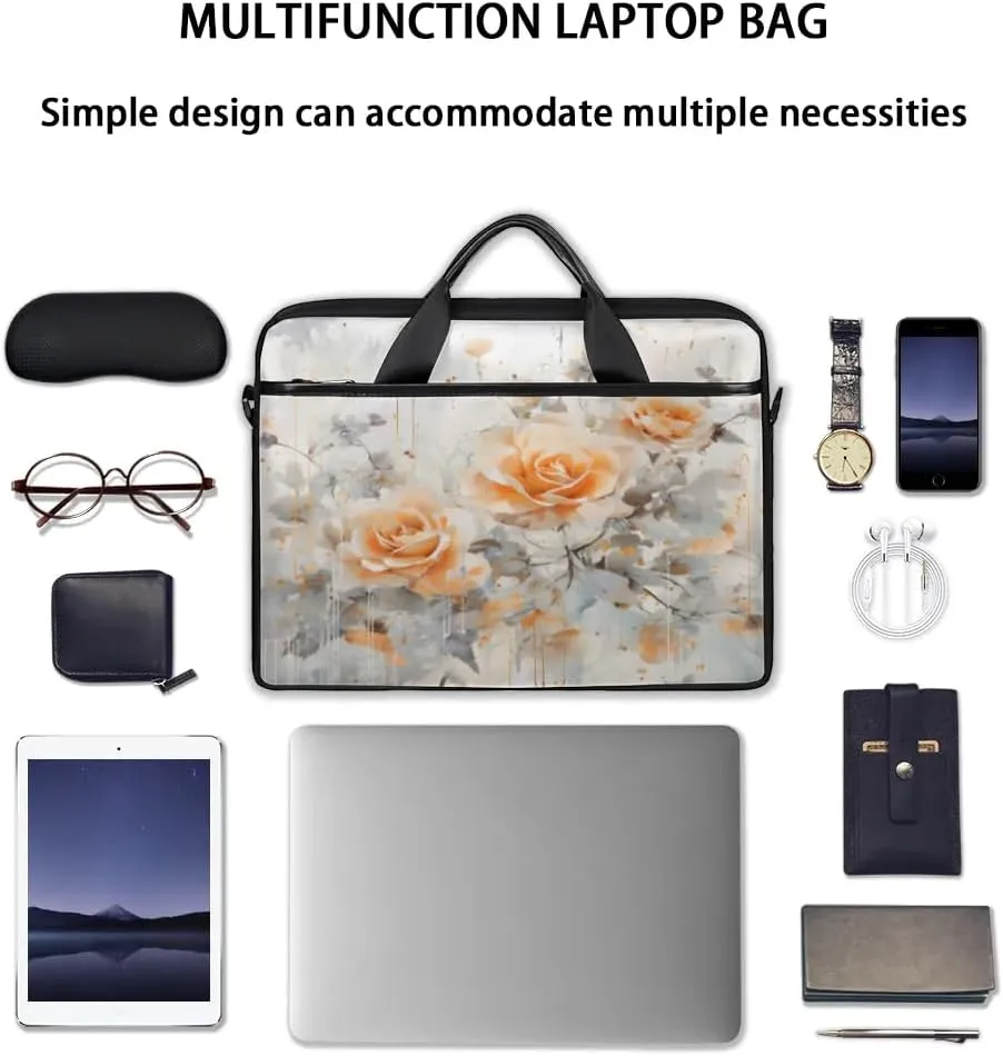 Laptop Shoulder Bag for 13-15 Inch Waterproof Laptop Sleeve Case Bag Slim Computer Carry Case Computer Cases for Laptops