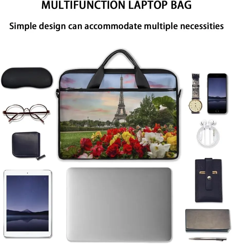 Laptop Shoulder Bag for 13-15 Inch Waterproof Laptop Sleeve Case Bag Slim Computer Carry Case Computer Cases for Laptops