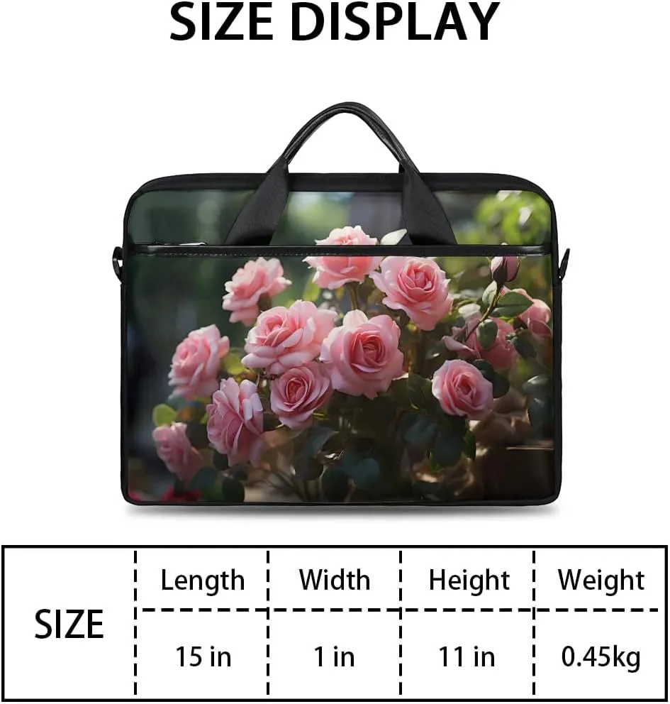 Laptop Shoulder Bag for 13-15 Inch Waterproof Laptop Sleeve Case Bag Slim Computer Carry Case Computer Cases for Laptops