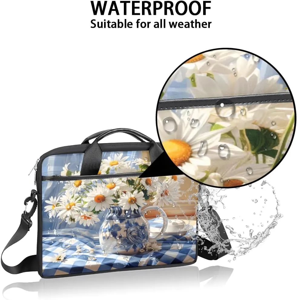 Laptop Shoulder Bag for 13-15 Inch Waterproof Laptop Sleeve Case Bag Slim Computer Carry Case Computer Cases for Laptops