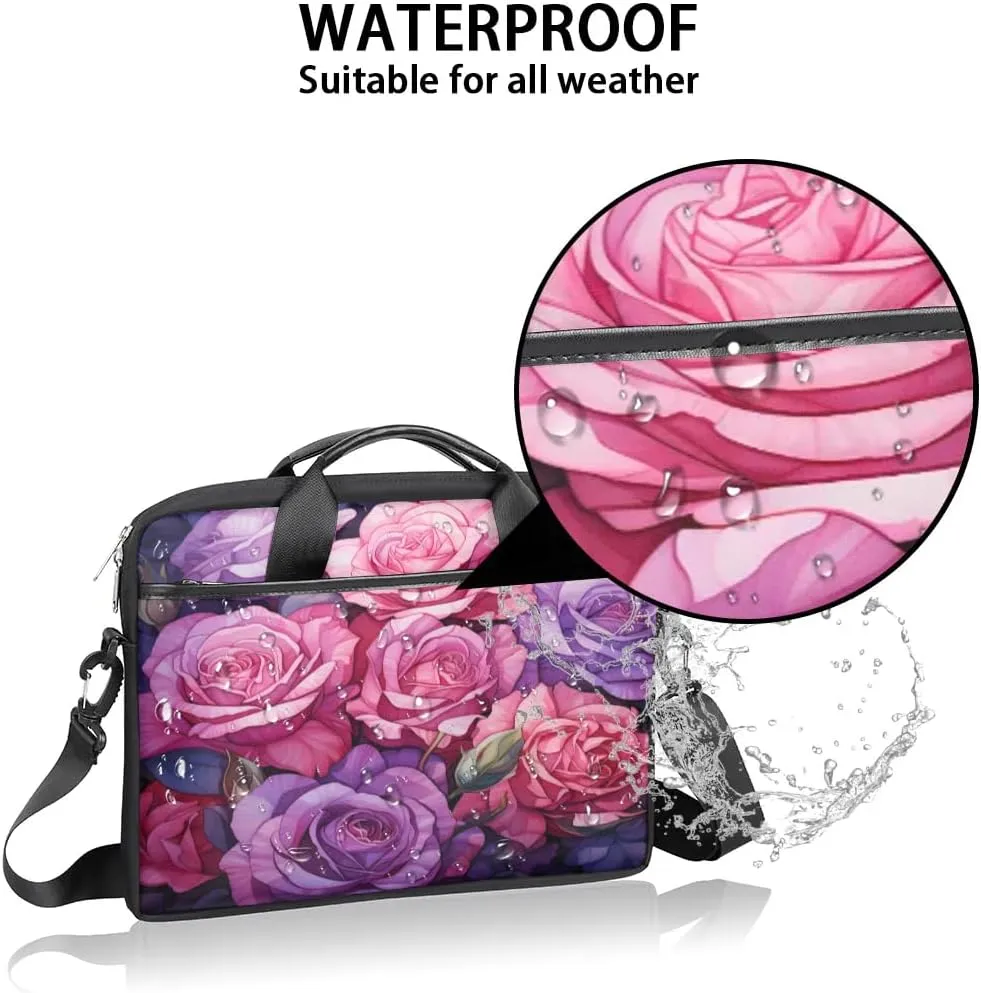 Laptop Shoulder Bag for 13-15 Inch Waterproof Laptop Sleeve Case Bag Slim Computer Carry Case Computer Cases for Laptops