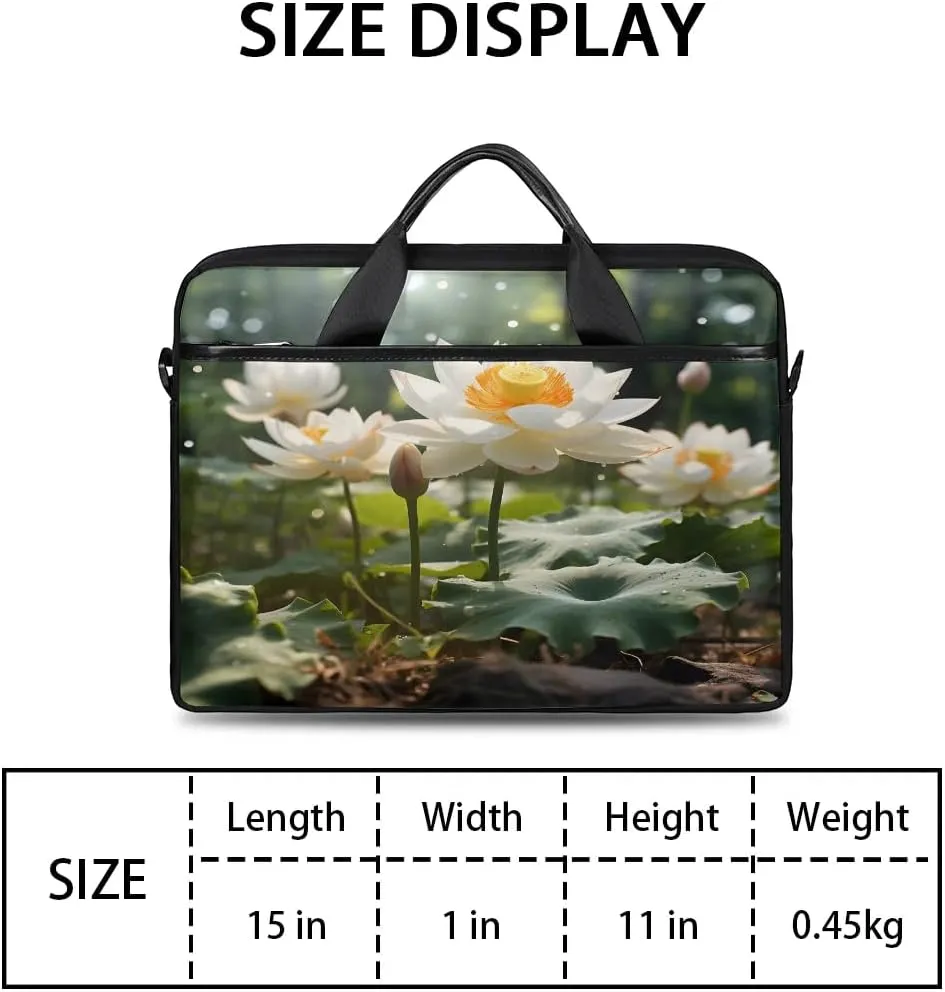 Laptop Shoulder Bag for 13-15 Inch Waterproof Laptop Sleeve Case Bag Slim Computer Carry Case Computer Cases for Laptops