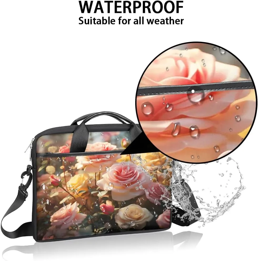 Laptop Shoulder Bag for 13-15 Inch Waterproof Laptop Sleeve Case Bag Slim Computer Carry Case Computer Cases for Laptops