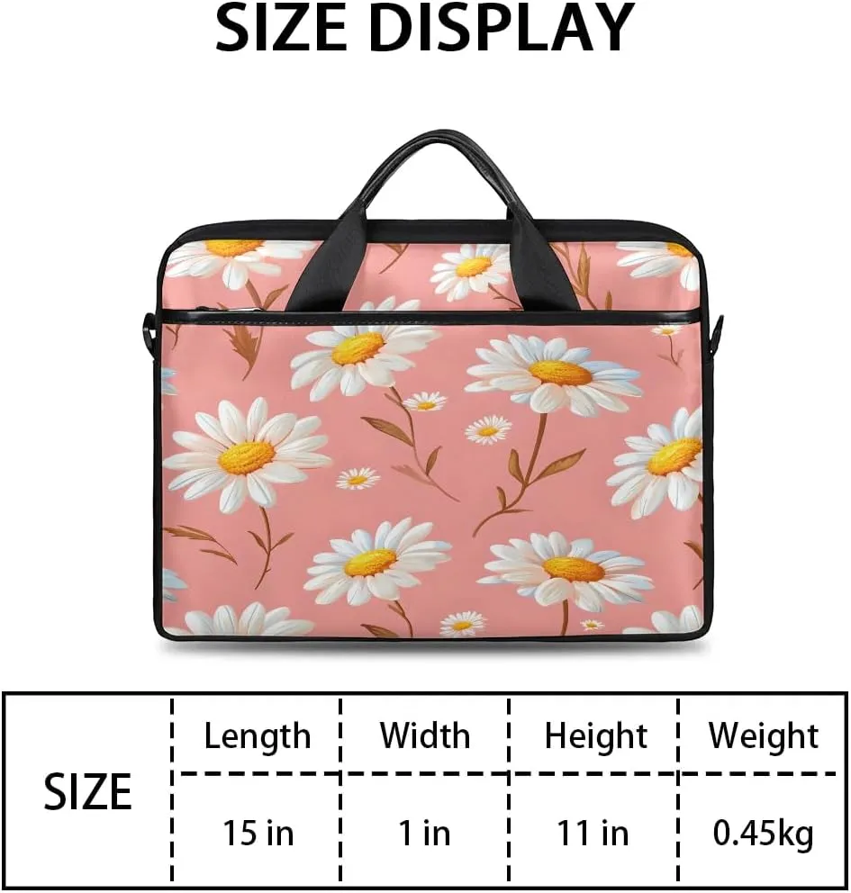 Laptop Shoulder Bag for 13-15 Inch Waterproof Laptop Sleeve Case Bag Slim Computer Carry Case Computer Cases for Laptops