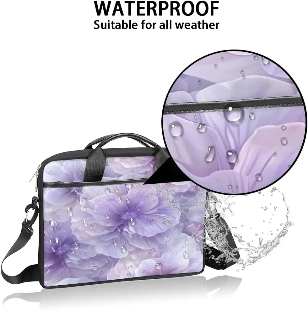 Laptop Shoulder Bag for 13-15 Inch Waterproof Laptop Sleeve Case Bag Slim Computer Carry Case Computer Cases for Laptops