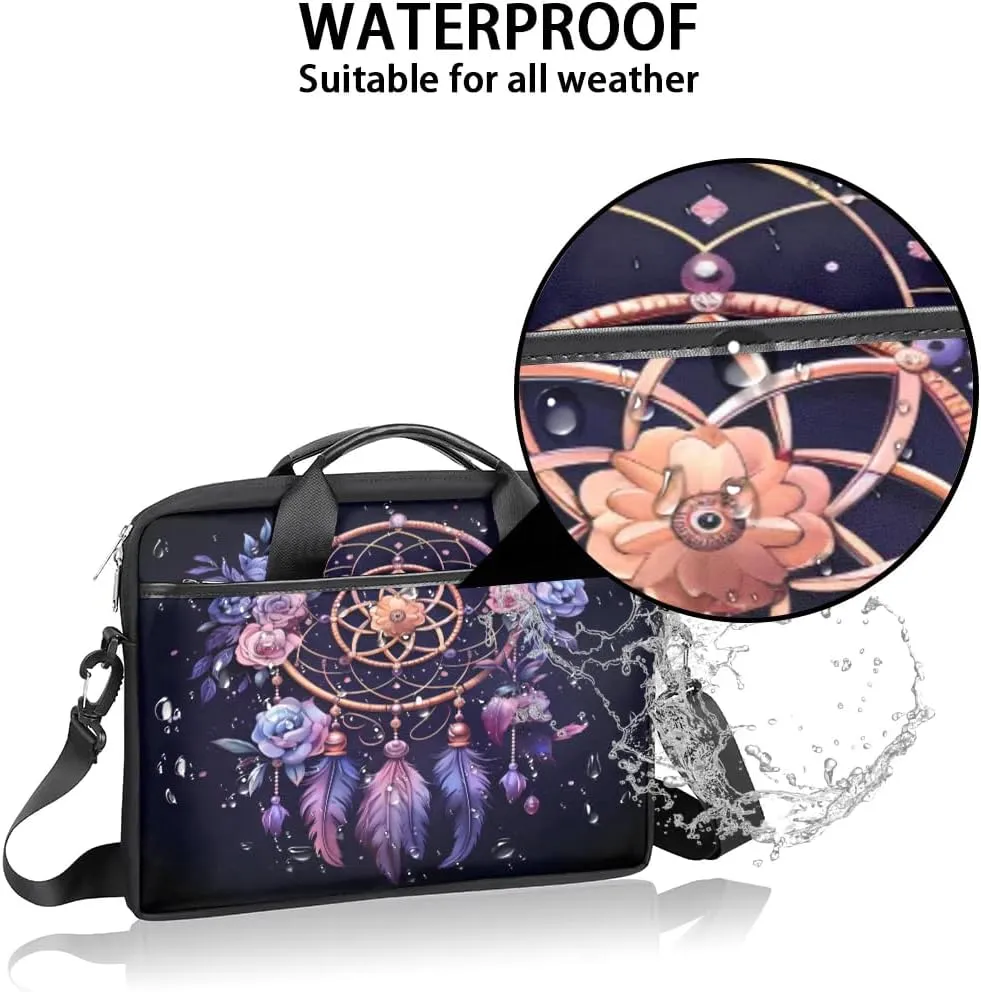 Laptop Shoulder Bag for 13-15 Inch Waterproof Laptop Sleeve Case Bag Slim Computer Carry Case Computer Cases for Laptops