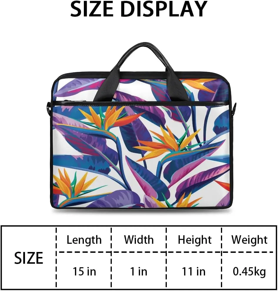 Laptop Shoulder Bag for 13-15 Inch Waterproof Laptop Sleeve Case Bag Slim Computer Carry Case Computer Cases for Laptops