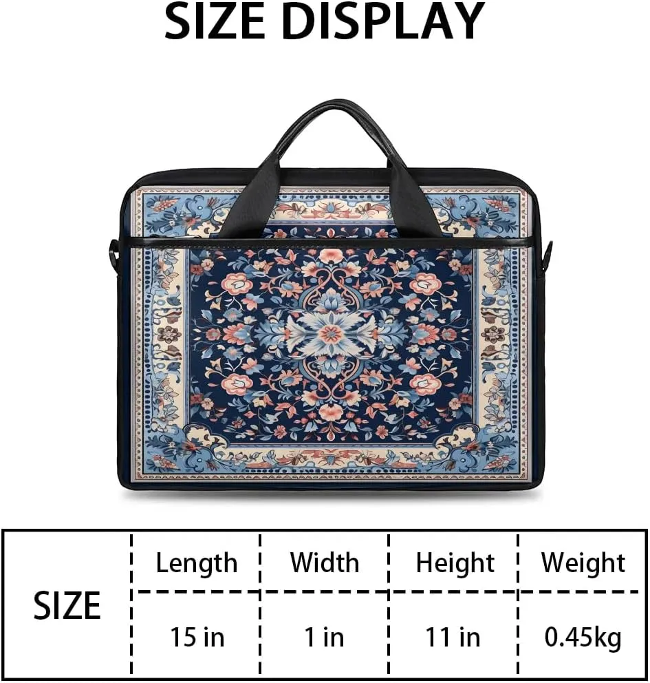 Laptop Shoulder Bag for 13-15 Inch Waterproof Laptop Sleeve Case Bag Slim Computer Carry Case Computer Cases for Laptops