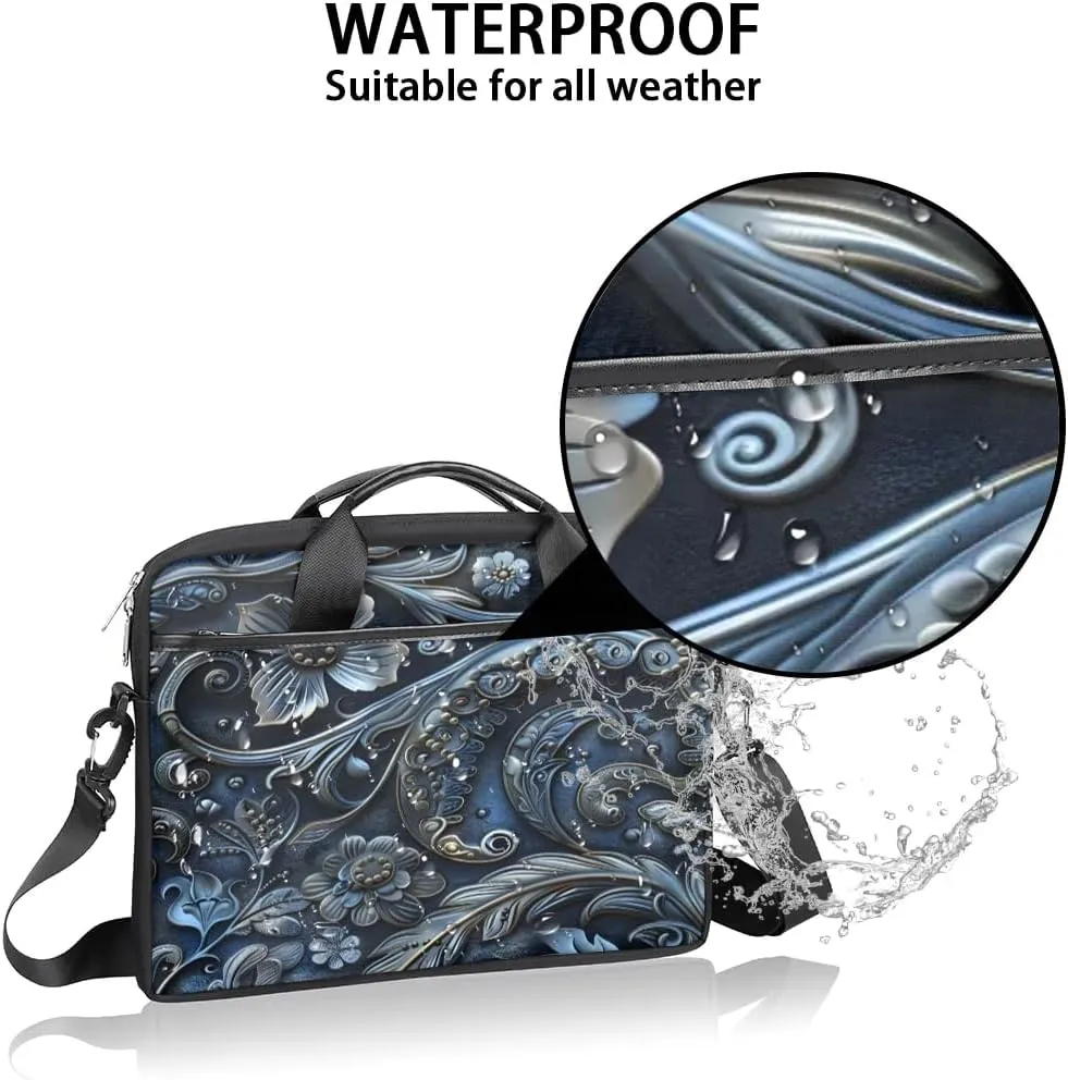 Laptop Shoulder Bag for 13-15 Inch Waterproof Laptop Sleeve Case Bag Slim Computer Carry Case Computer Cases for Laptops