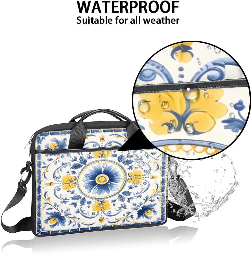 Laptop Shoulder Bag for 13-15 Inch Waterproof Laptop Sleeve Case Bag Slim Computer Carry Case Computer Cases for Laptops