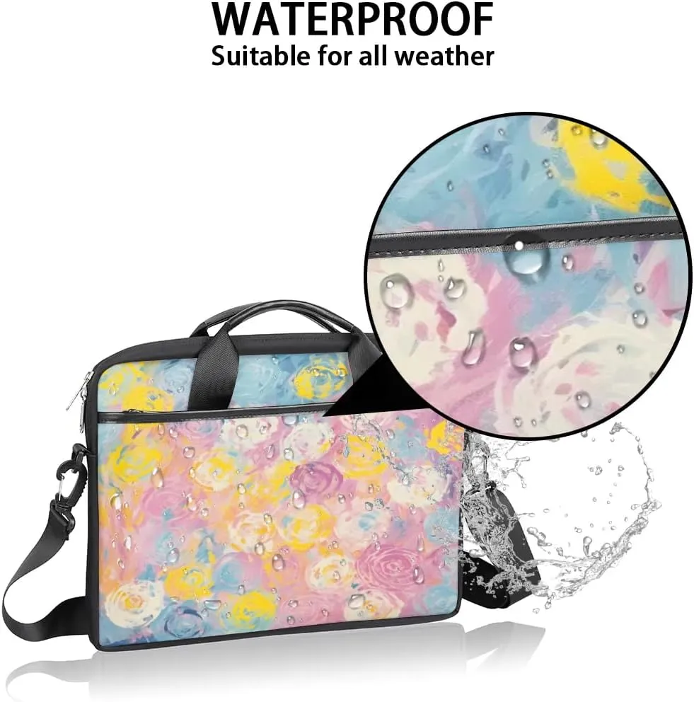 Laptop Shoulder Bag for 13-15 Inch Waterproof Laptop Sleeve Case Bag Slim Computer Carry Case Computer Cases for Laptops