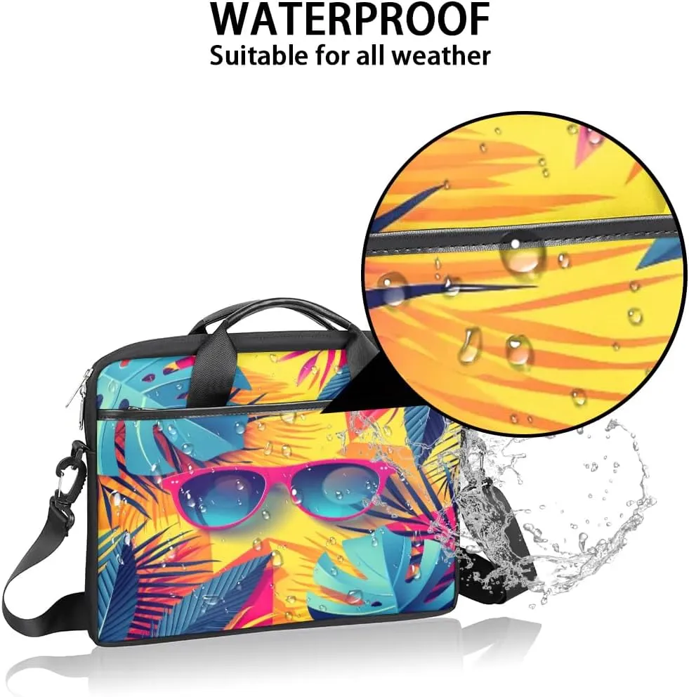 Laptop Shoulder Bag for 13-15 Inch Waterproof Laptop Sleeve Case Bag Slim Computer Carry Case Computer Cases for Laptops