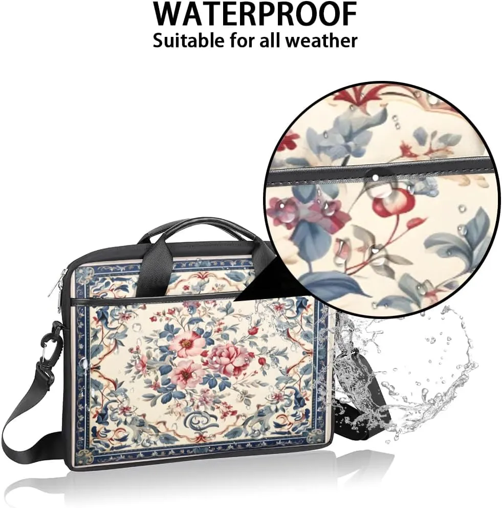 Laptop Shoulder Bag for 13-15 Inch Waterproof Laptop Sleeve Case Bag Slim Computer Carry Case Computer Cases for Laptops