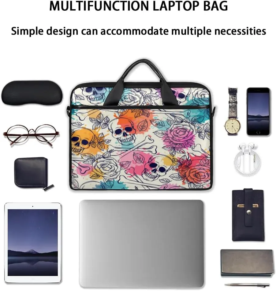 Laptop Shoulder Bag for 13-15 Inch Waterproof Laptop Sleeve Case Bag Slim Computer Carry Case Computer Cases for Laptops