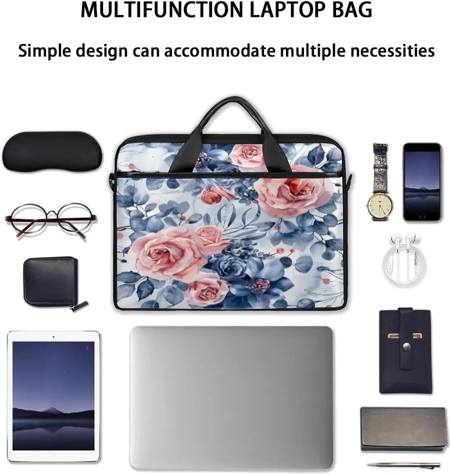 Laptop Shoulder Bag for 13-15 Inch Waterproof Laptop Sleeve Case Bag Slim Computer Carry Case Computer Cases for Laptops