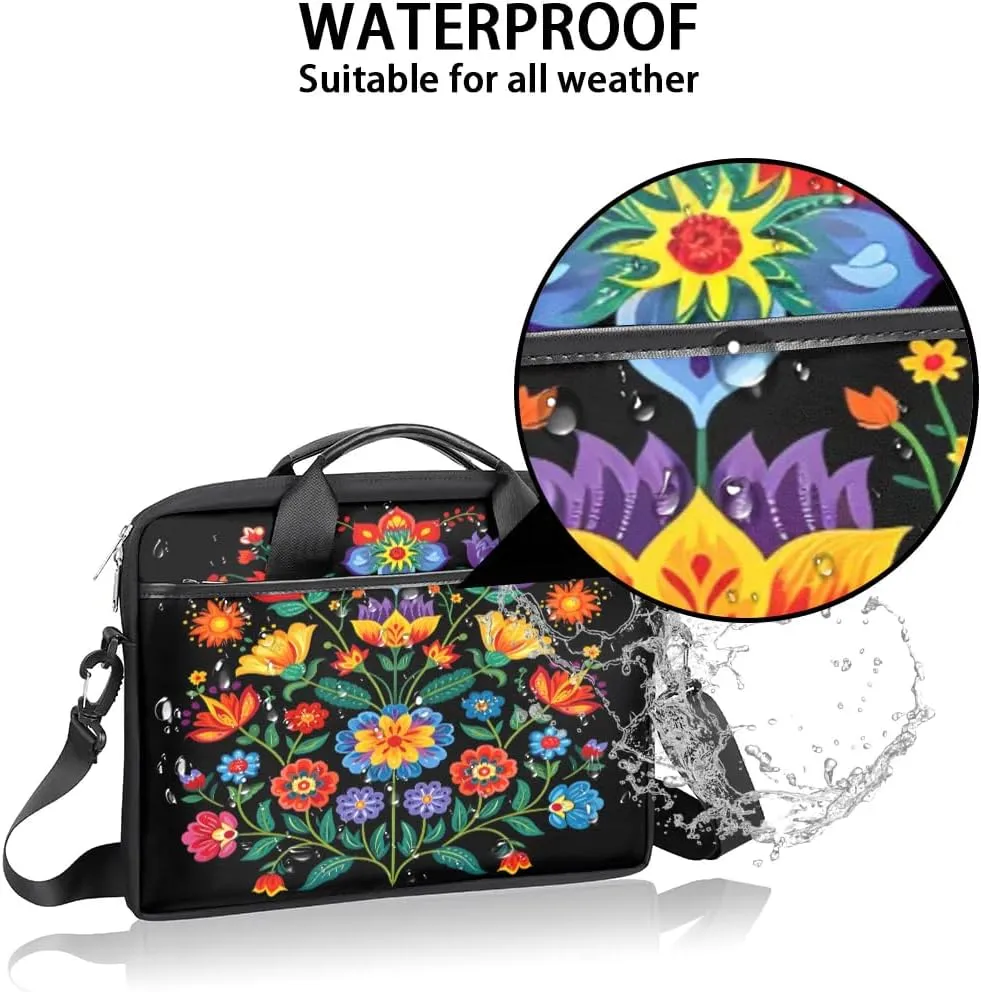 Laptop Shoulder Bag for 13-15 Inch Waterproof Laptop Sleeve Case Bag Slim Computer Carry Case Computer Cases for Laptops