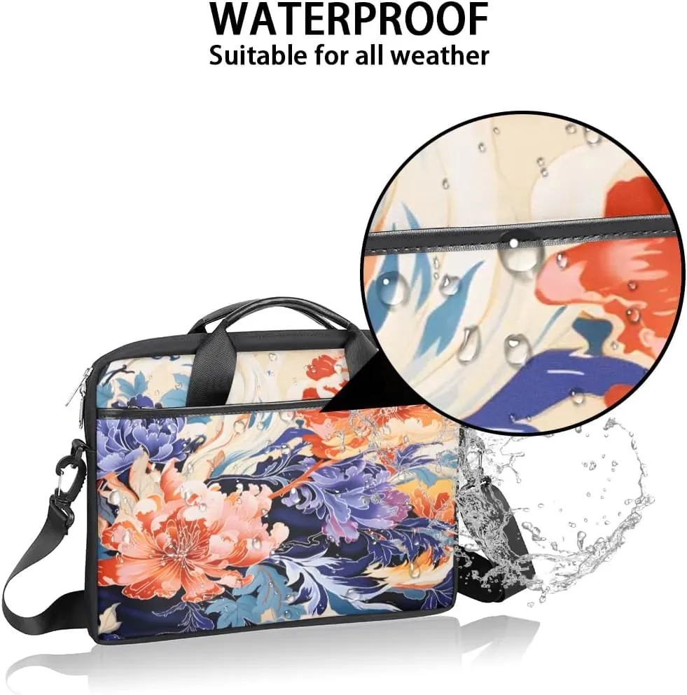 Laptop Shoulder Bag for 13-15 Inch Waterproof Laptop Sleeve Case Bag Slim Computer Carry Case Computer Cases for Laptops