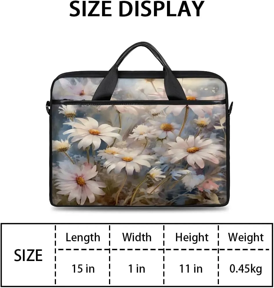Laptop Shoulder Bag for 13-15 Inch Waterproof Laptop Sleeve Case Bag Slim Computer Carry Case Computer Cases for Laptops