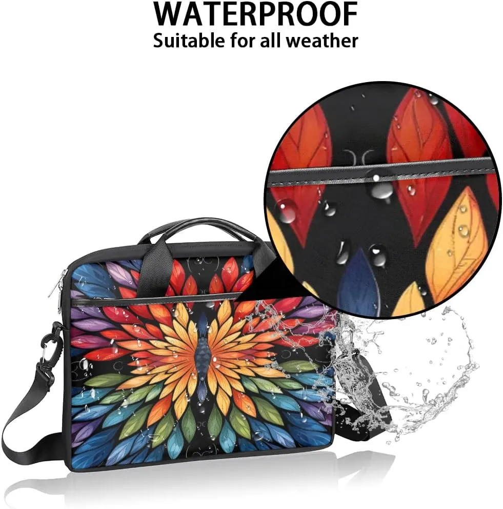 Laptop Shoulder Bag for 13-15 Inch Waterproof Laptop Sleeve Case Bag Slim Computer Carry Case Computer Cases for Laptops