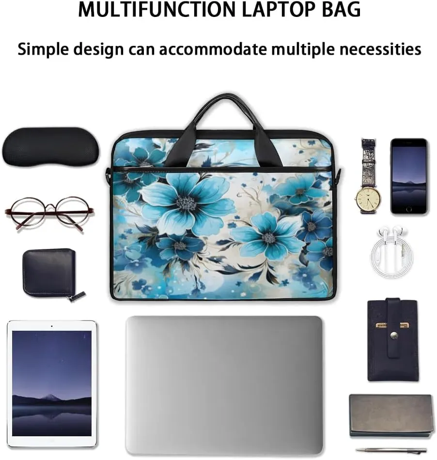 Laptop Shoulder Bag for 13-15 Inch Waterproof Laptop Sleeve Case Bag Slim Computer Carry Case Computer Cases for Laptops
