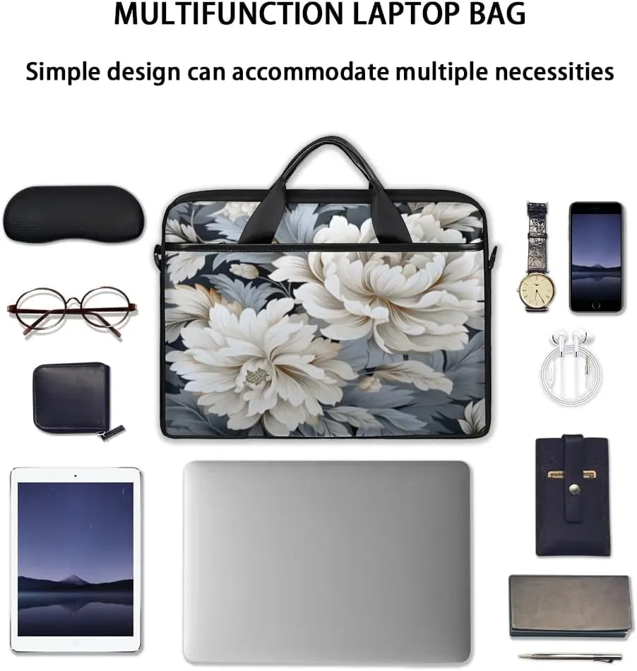 Laptop Shoulder Bag for 13-15 Inch Waterproof Laptop Sleeve Case Bag Slim Computer Carry Case Computer Cases for Laptops