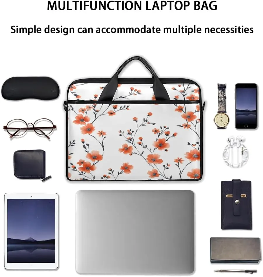 Laptop Shoulder Bag for 13-15 Inch Waterproof Laptop Sleeve Case Bag Slim Computer Carry Case Computer Cases for Laptops