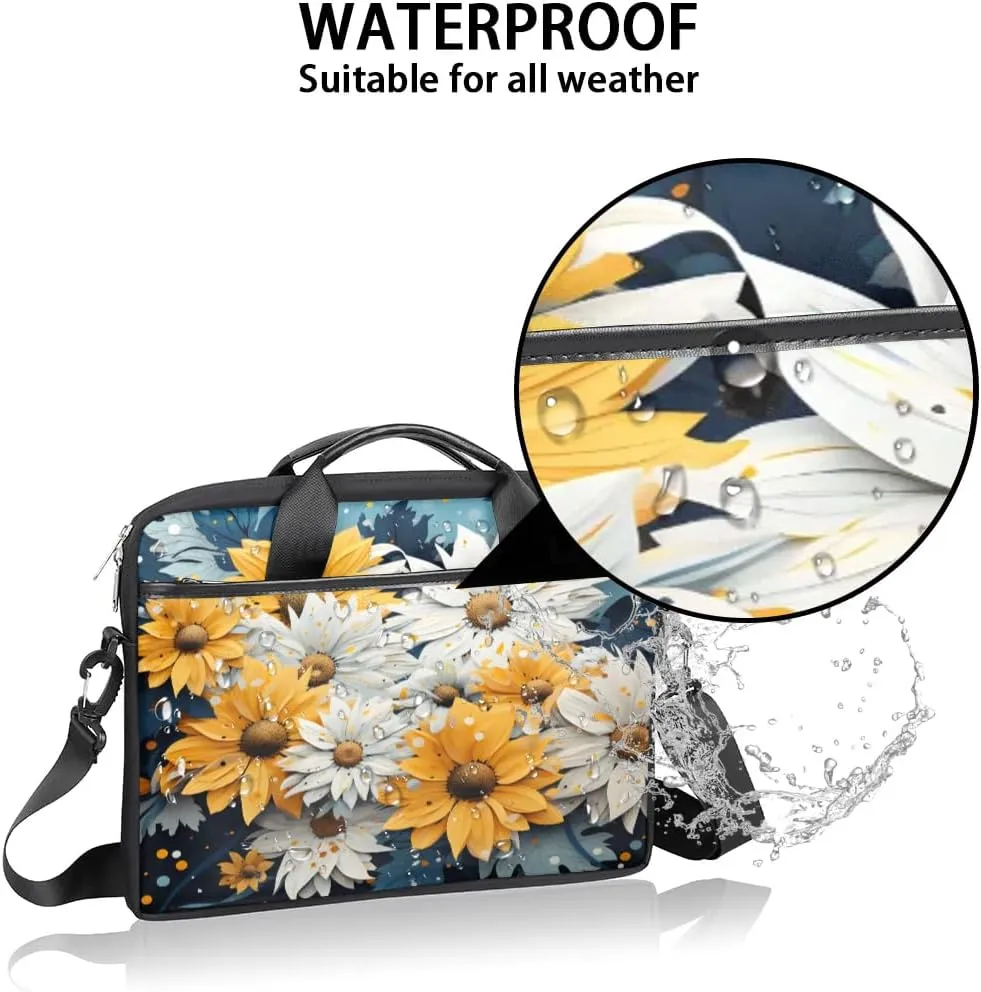 Laptop Shoulder Bag for 13-15 Inch Waterproof Laptop Sleeve Case Bag Slim Computer Carry Case Computer Cases for Laptops