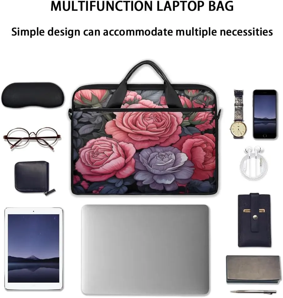 Laptop Shoulder Bag for 13-15 Inch Waterproof Laptop Sleeve Case Bag Slim Computer Carry Case Computer Cases for Laptops