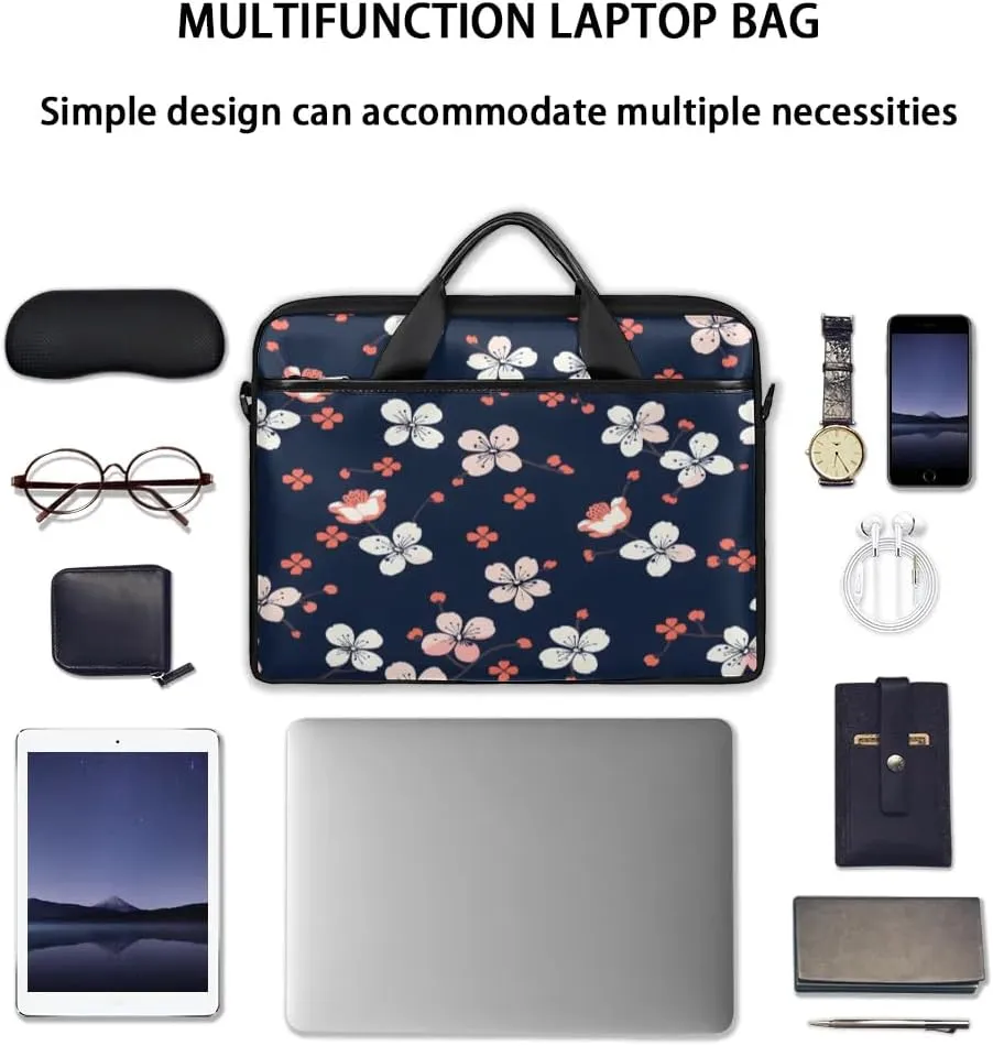 Laptop Shoulder Bag for 13-15 Inch Waterproof Laptop Sleeve Case Bag Slim Computer Carry Case Computer Cases for Laptops