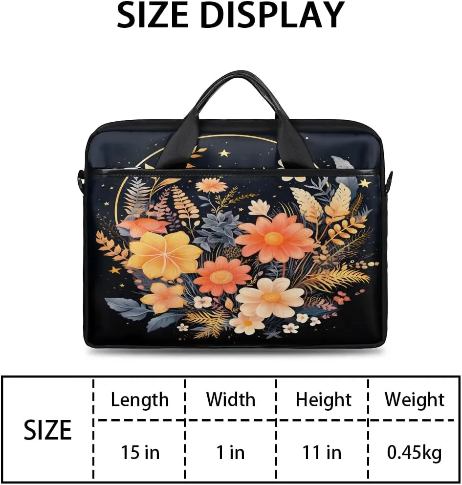 Laptop Shoulder Bag for 13-15 Inch Waterproof Laptop Sleeve Case Bag Slim Computer Carry Case Computer Cases for Laptops