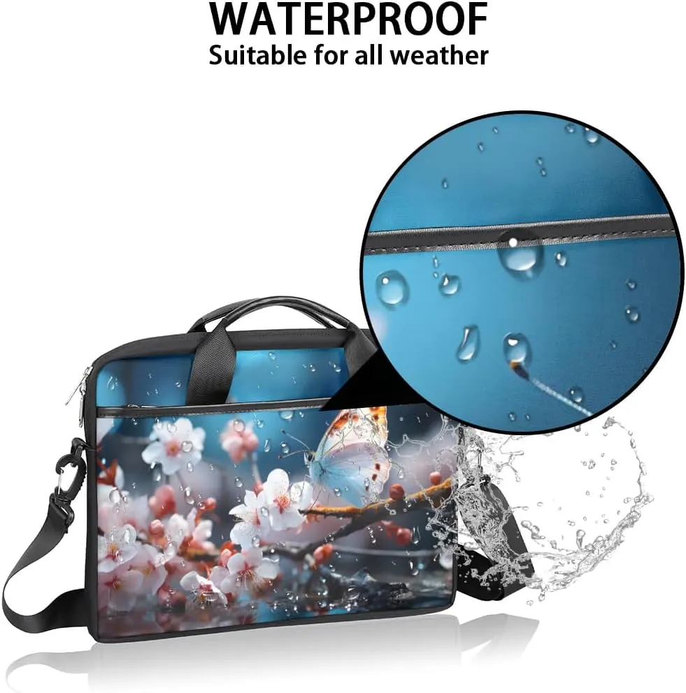 Laptop Shoulder Bag for 13-15 Inch Waterproof Laptop Sleeve Case Bag Slim Computer Carry Case Computer Cases for Laptops