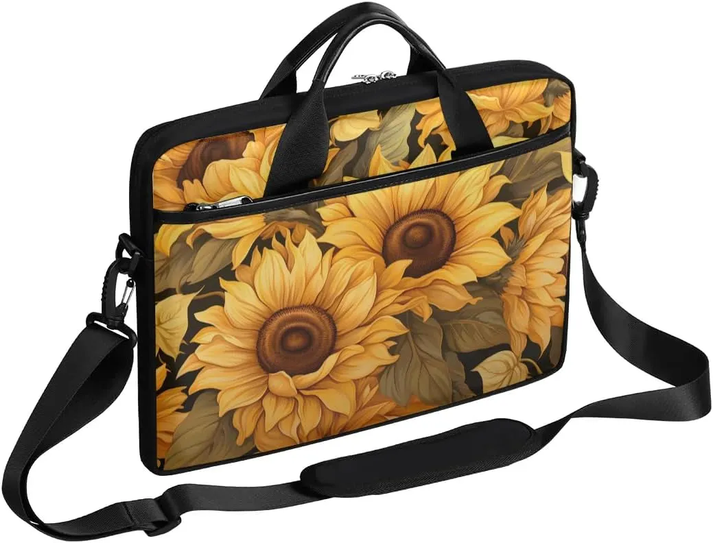 Laptop Shoulder Bag for 13-15 Inch Waterproof Laptop Sleeve Case Bag Slim Computer Carry Case Computer Cases for Laptops
