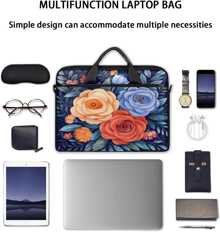 Laptop Shoulder Bag for 13-15 Inch Waterproof Laptop Sleeve Case Bag Slim Computer Carry Case Computer Cases for Laptops