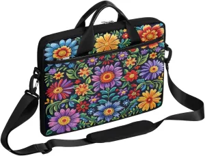 Laptop Shoulder Bag for 13-15 Inch Waterproof Laptop Sleeve Case Bag Slim Computer Carry Case Computer Cases for Laptops